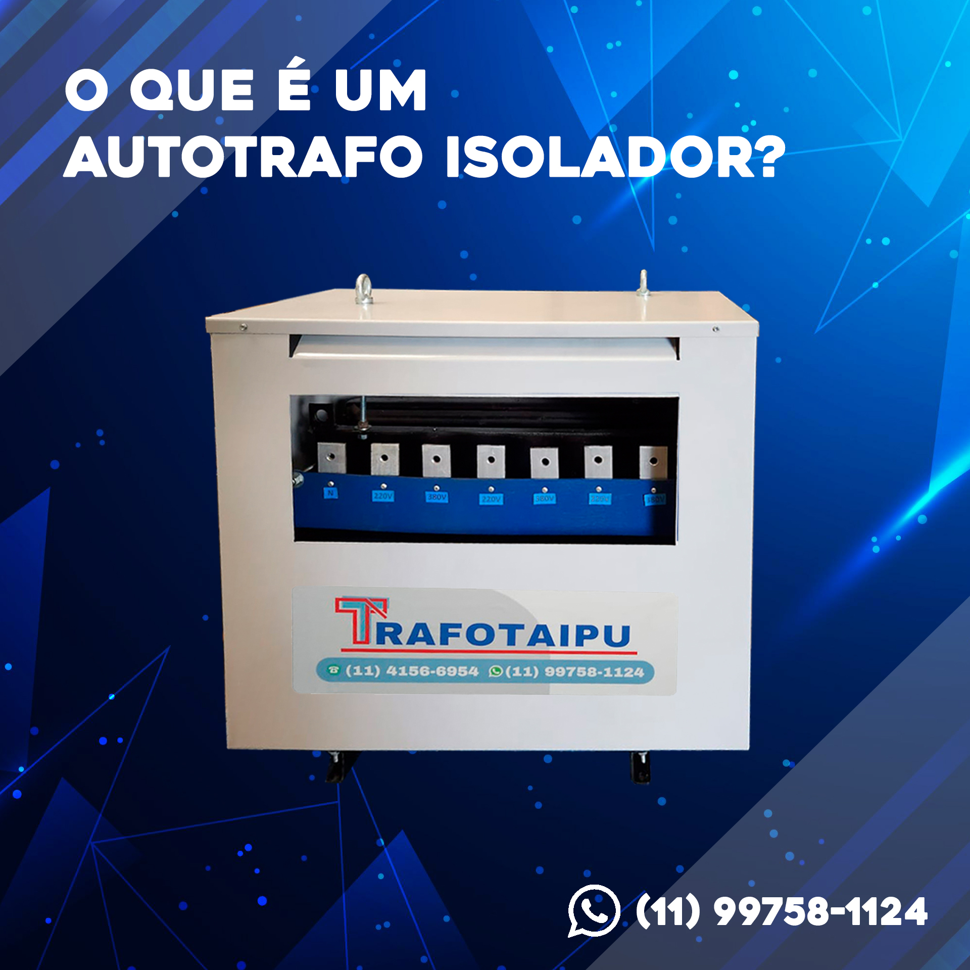 O que é um AutoTransformador Isolador